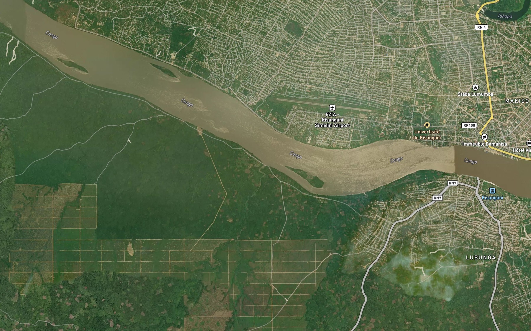 Satellite map of the Bitumbi