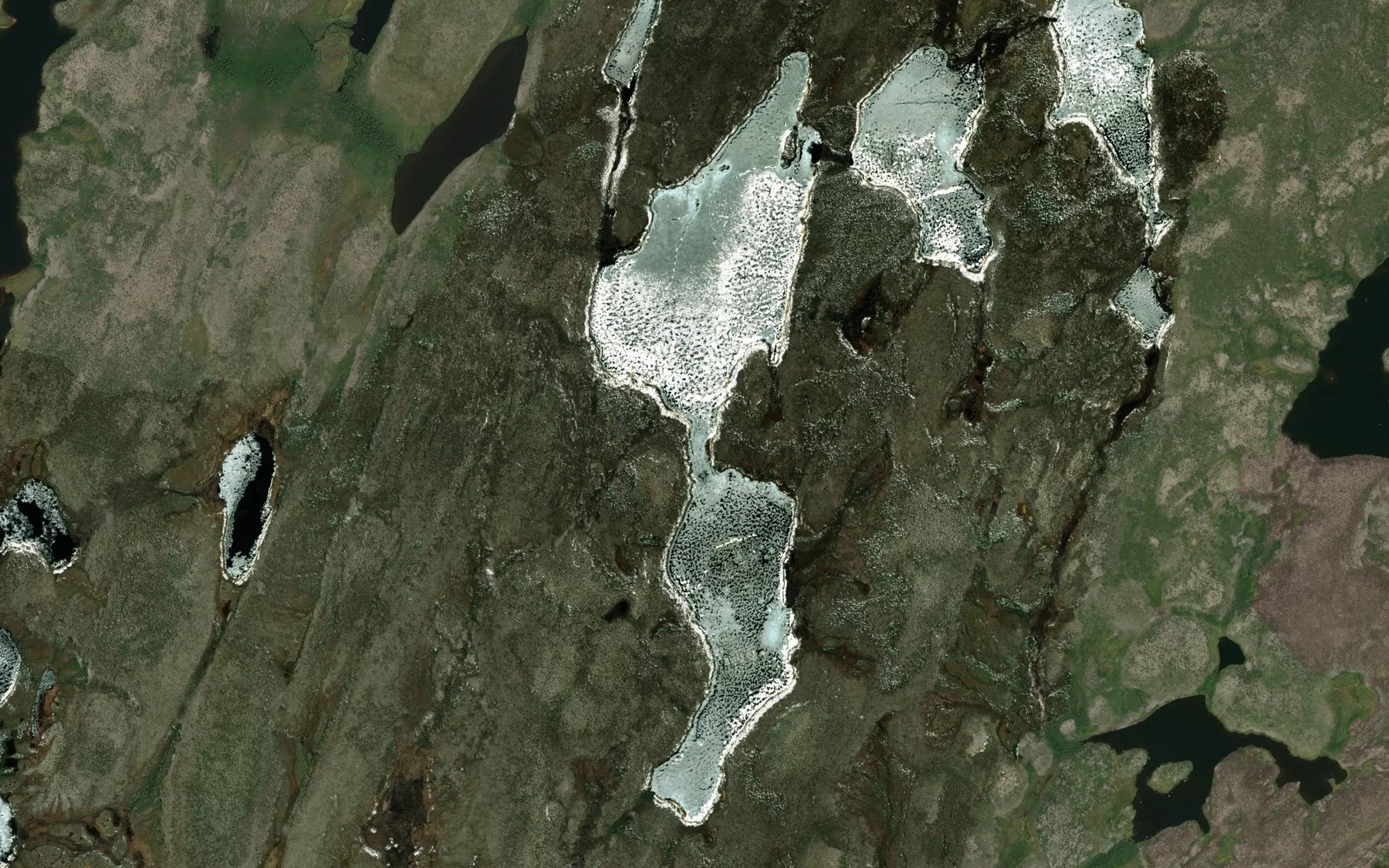 Satellite map of the Wintoniw Lake