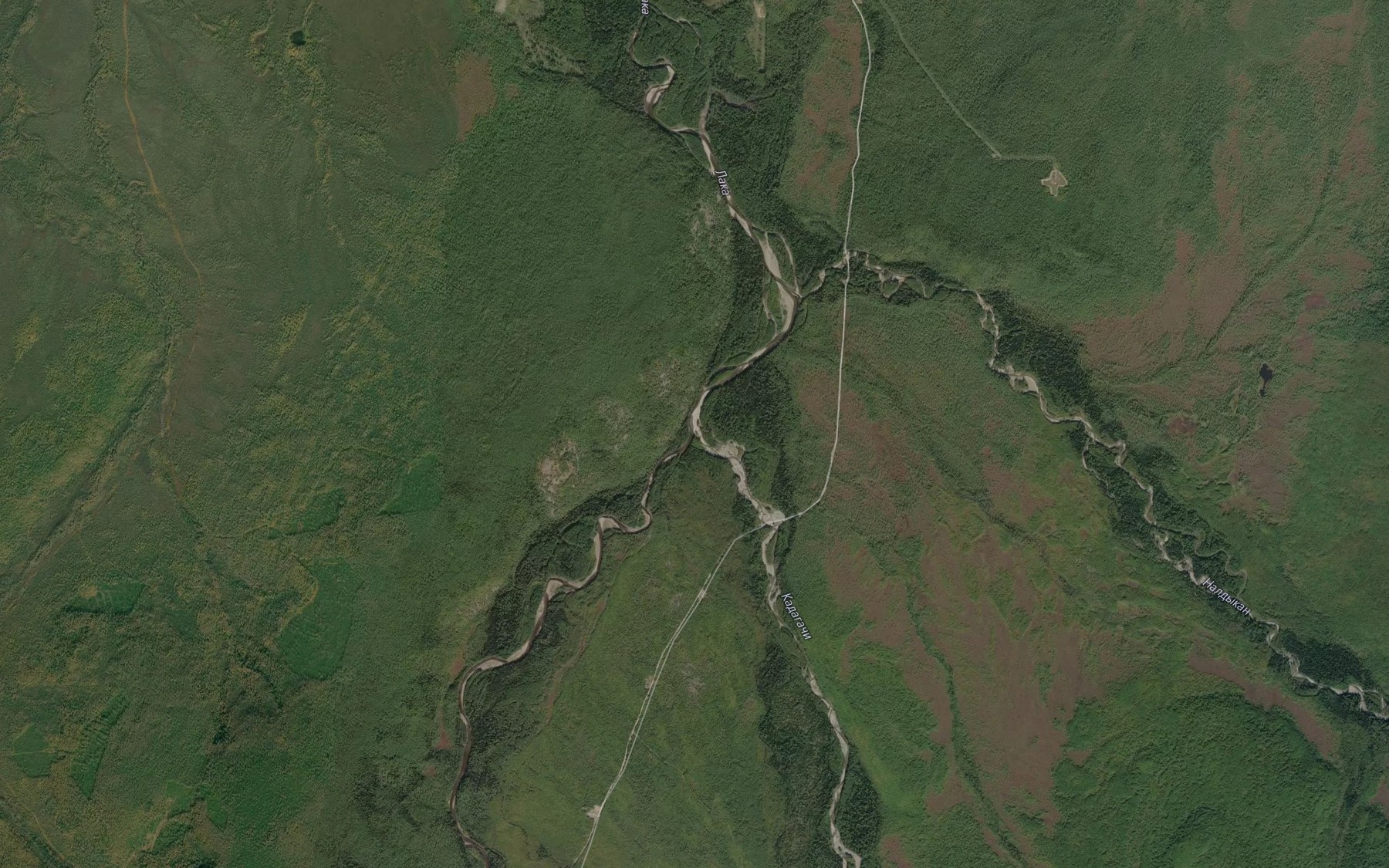 Satellite map of the Kadagachi