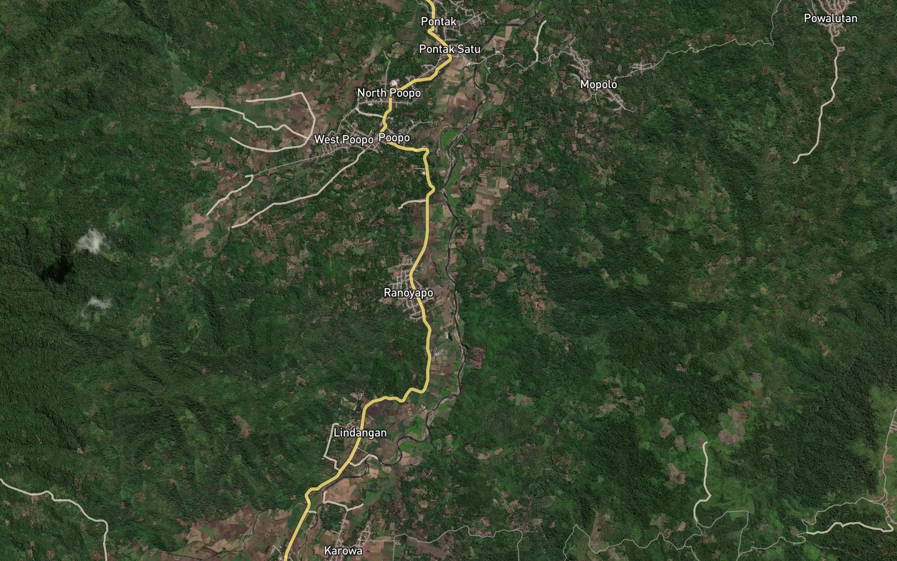 Satellite map of the Royongan Toraut