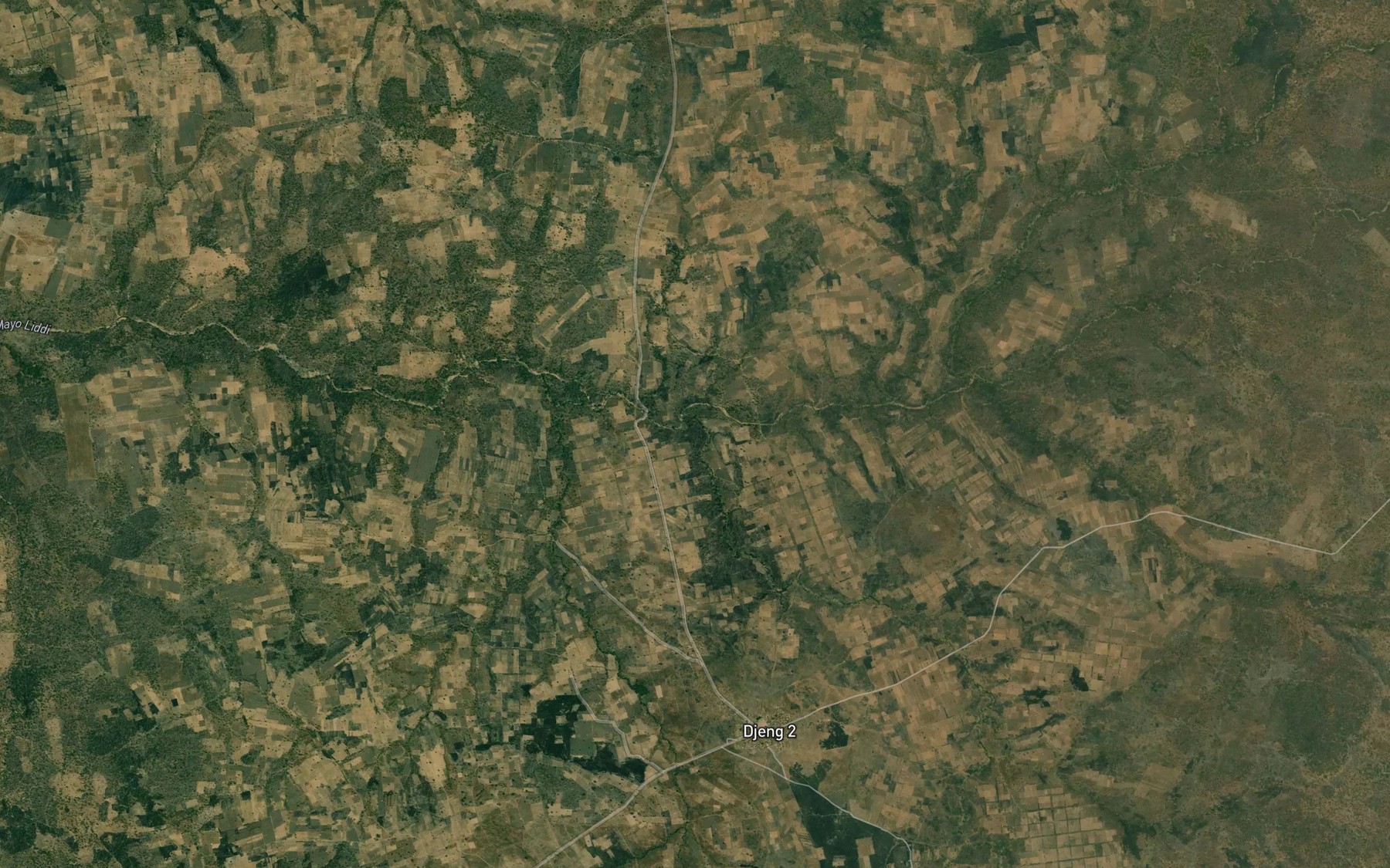 Satellite map of the Djougoum