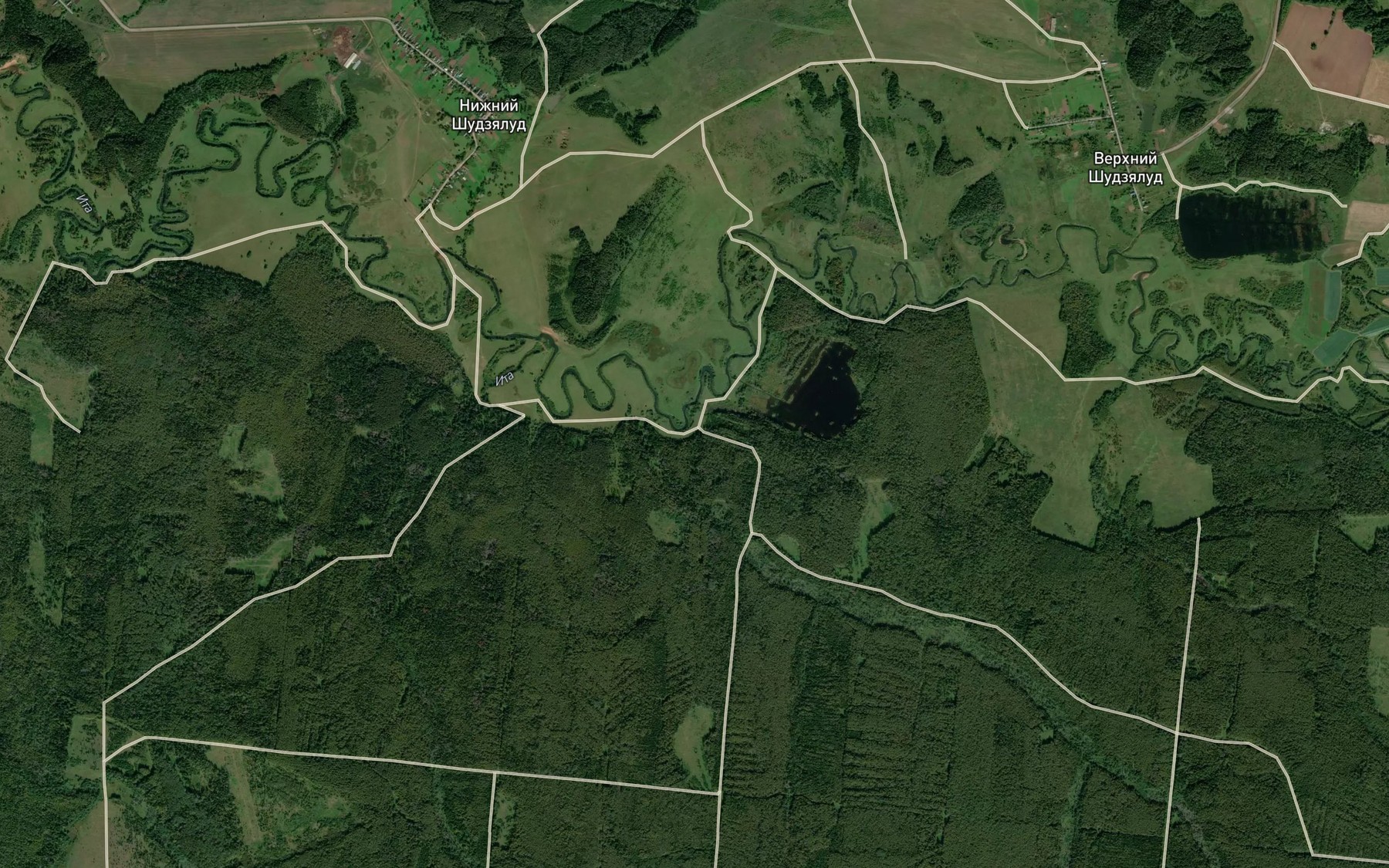 Satellite map of the Vukoshur