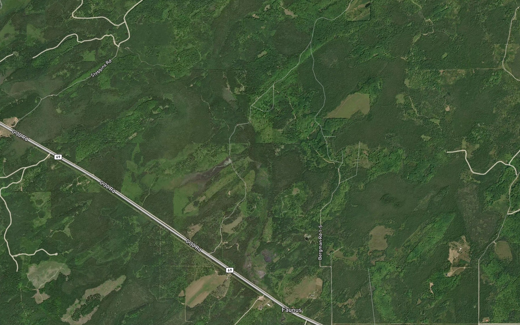 Satellite map of the Kimberley Creek