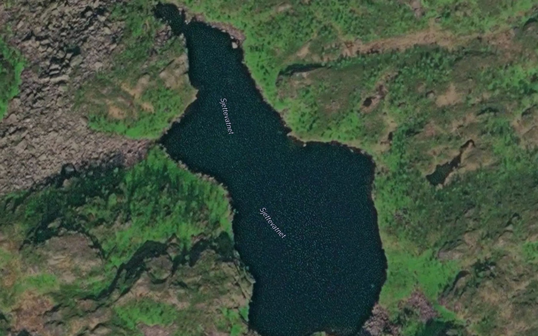 Satellite map of the 6.Vatnet