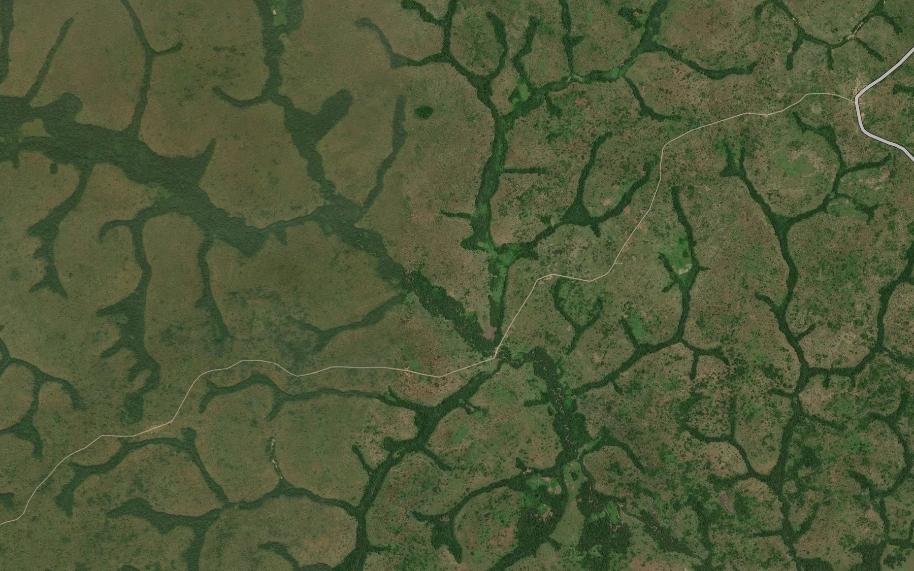 Satellite map of the Woumbou