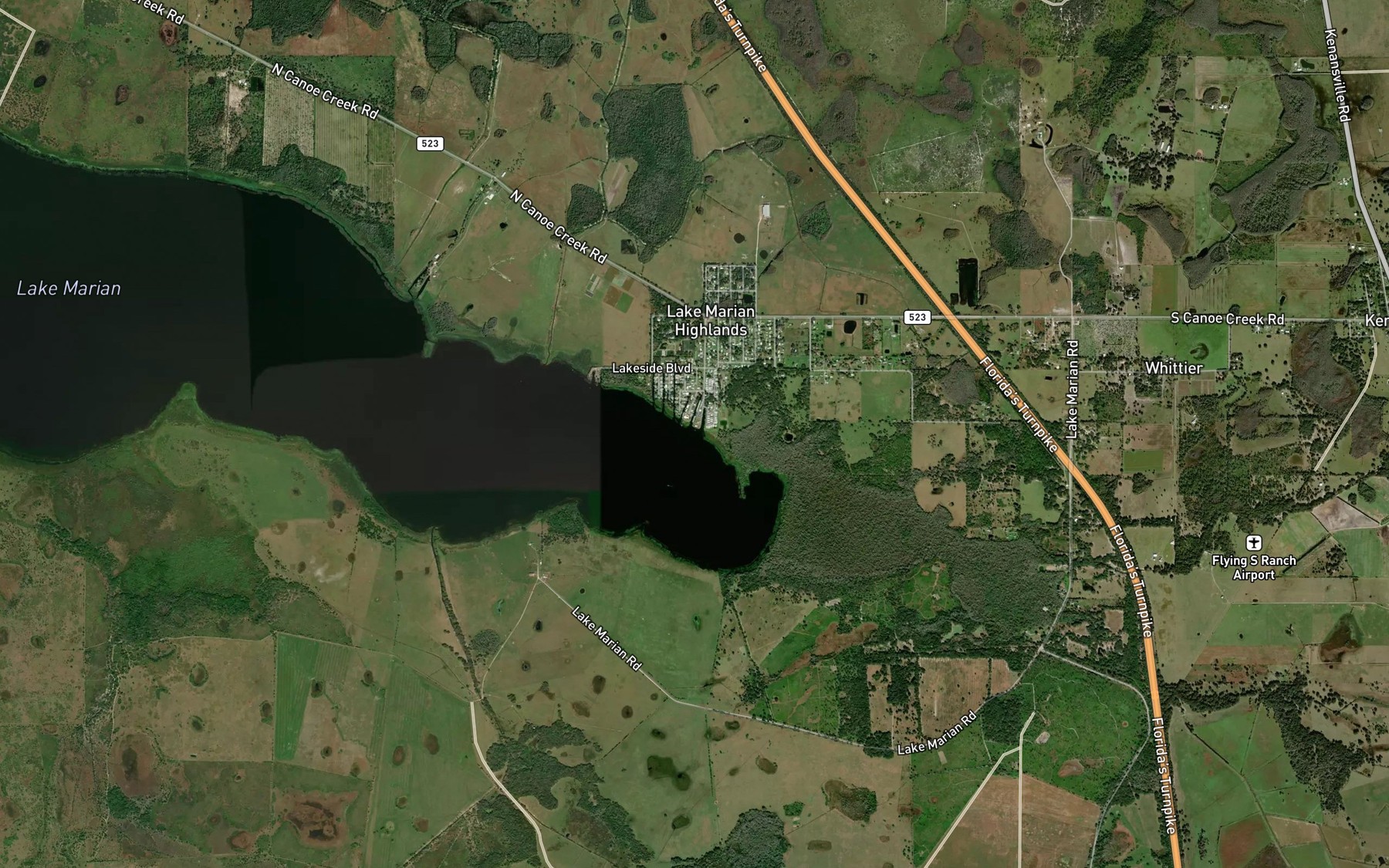 Satellite map of the Resort RV