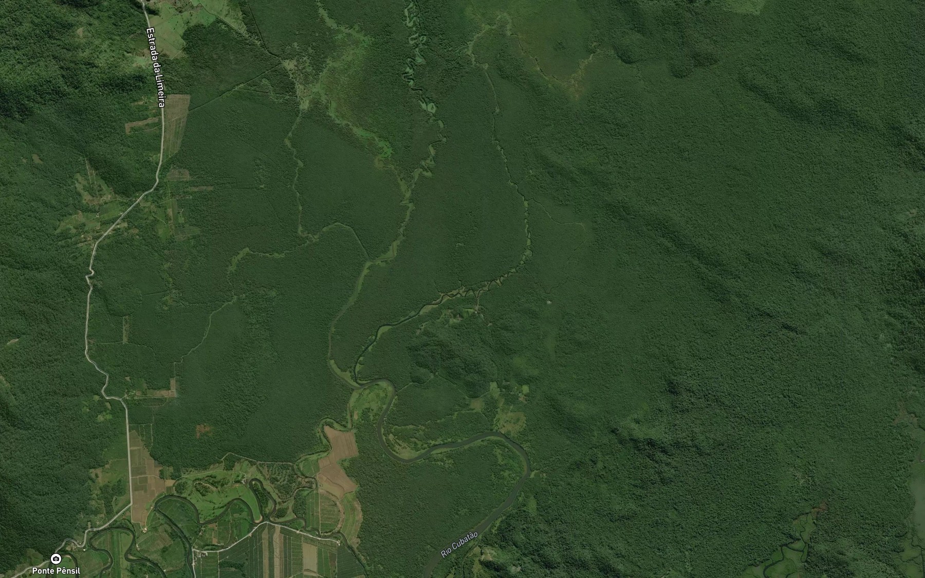 Satellite map of the Rio Esteio Grande