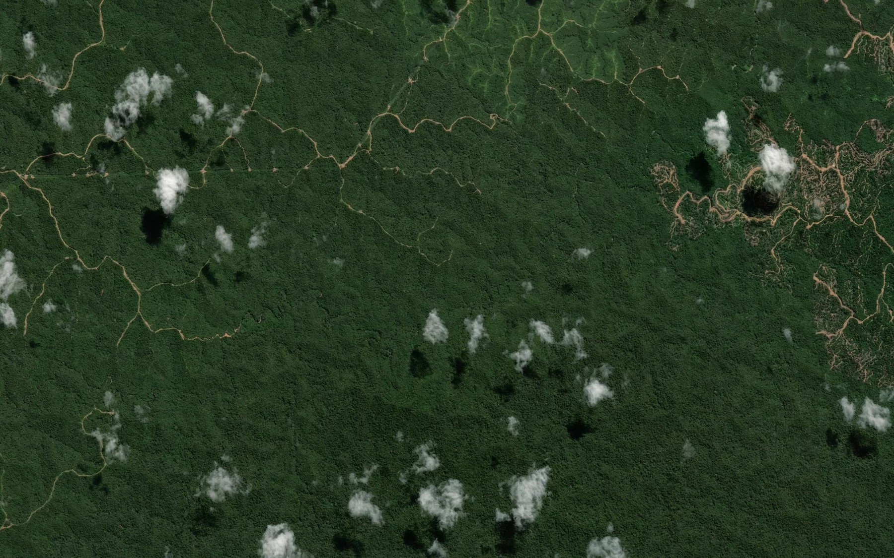 Satellite map of the Sungai Benda