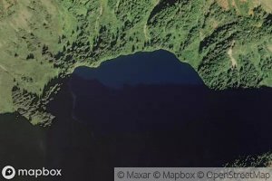 Satellite map of the Clarks Pond