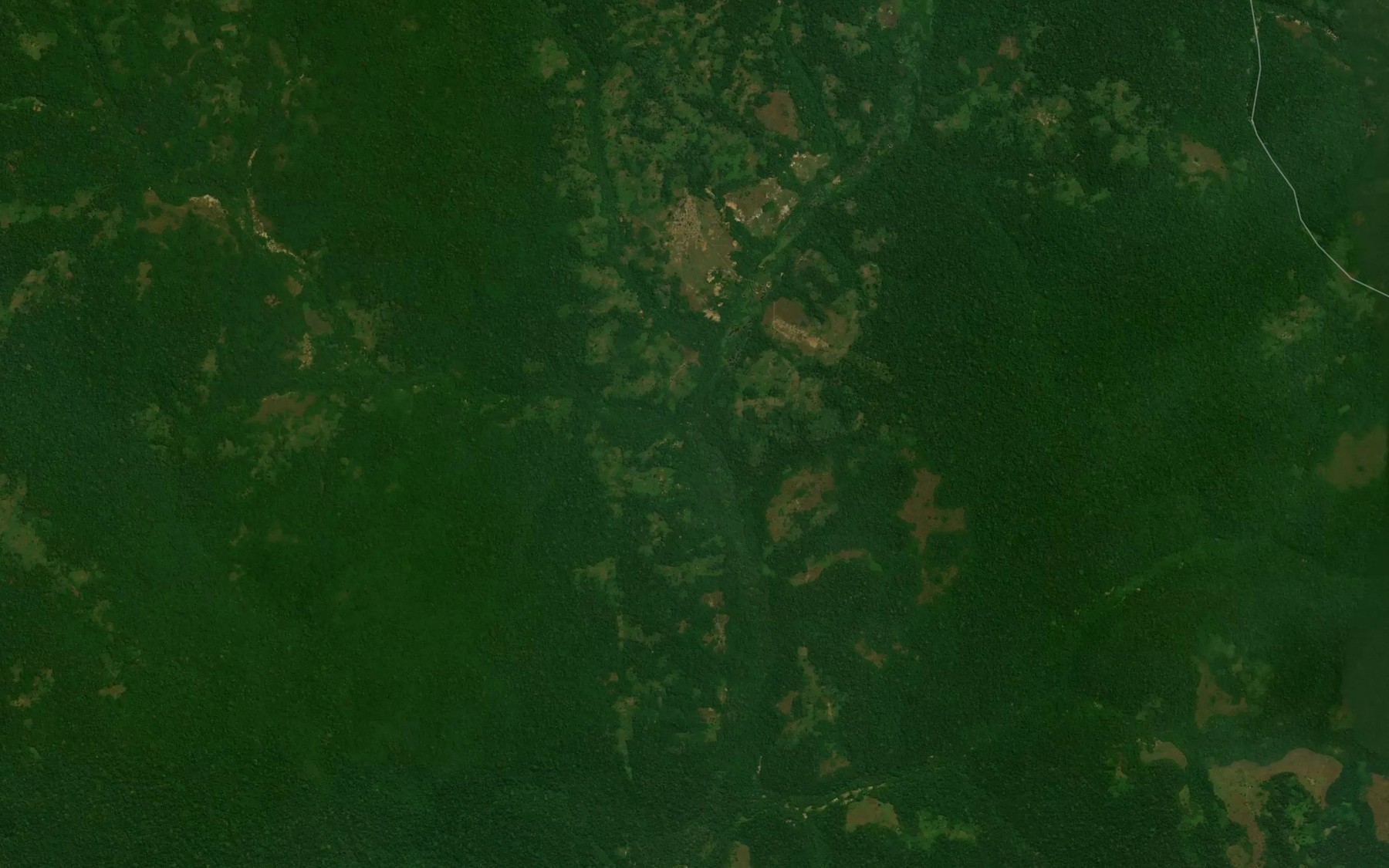 Satellite map of the Nkese