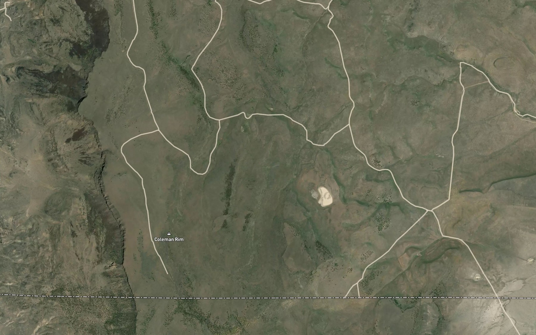 Satellite map of the Tim Spring