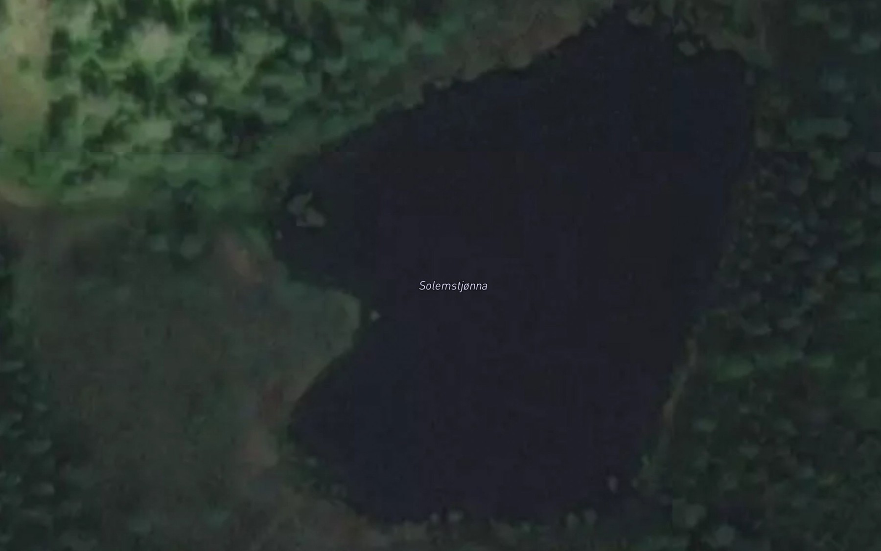 Satellite map of the Solemstjorna