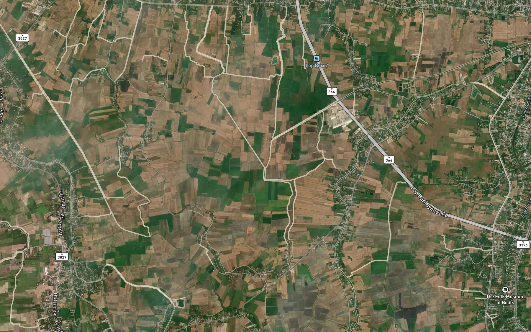 Satellite map of the Khlong Phuyai Krang