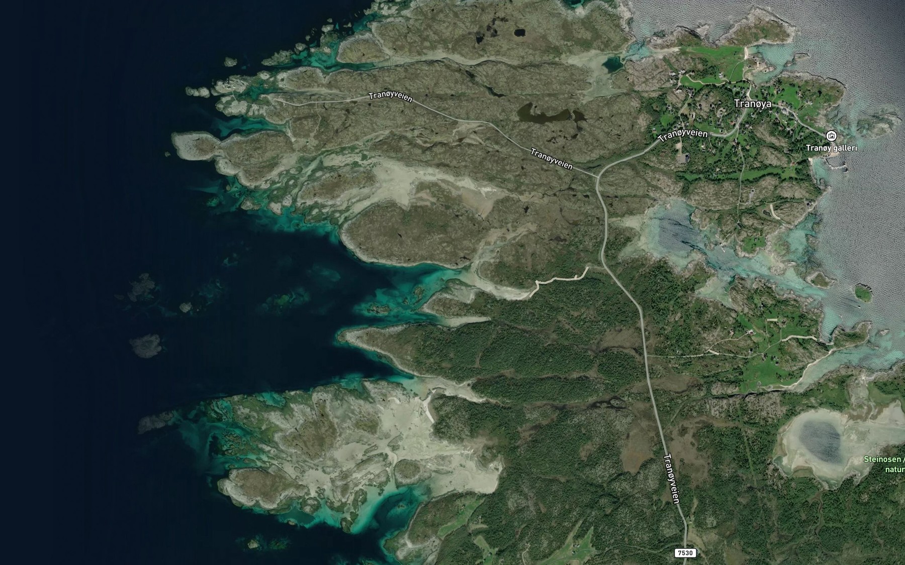 Satellite map of the Osan