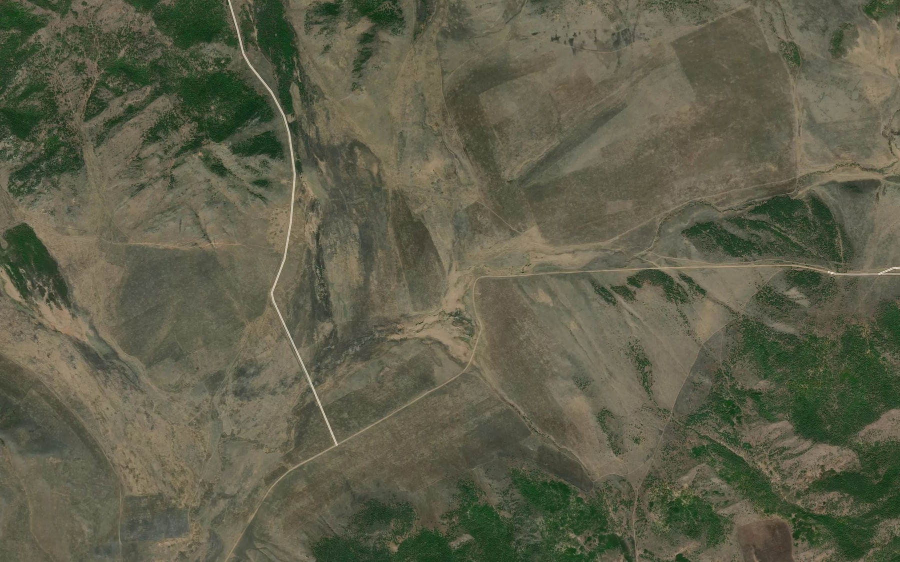 Satellite map of the Ruchey Bryanka