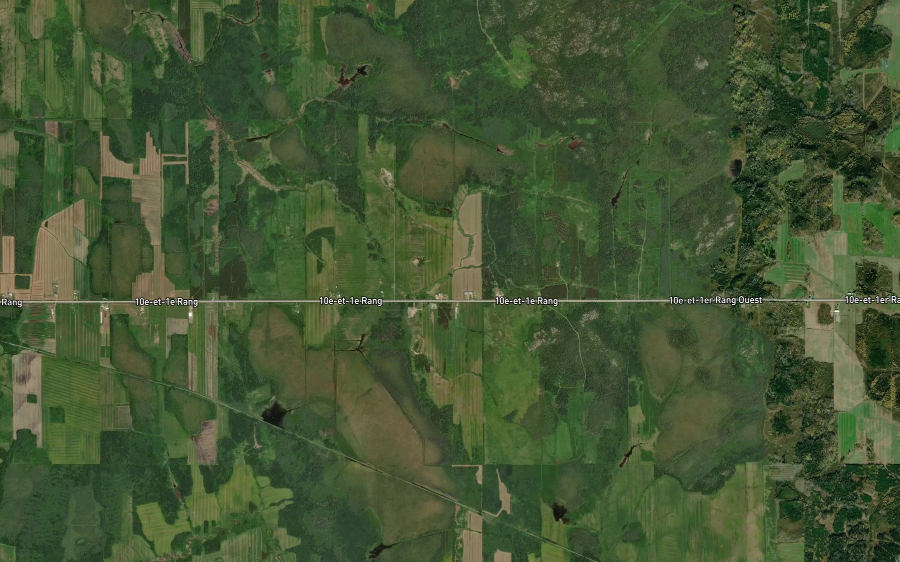 Satellite map of the Branche Jacob