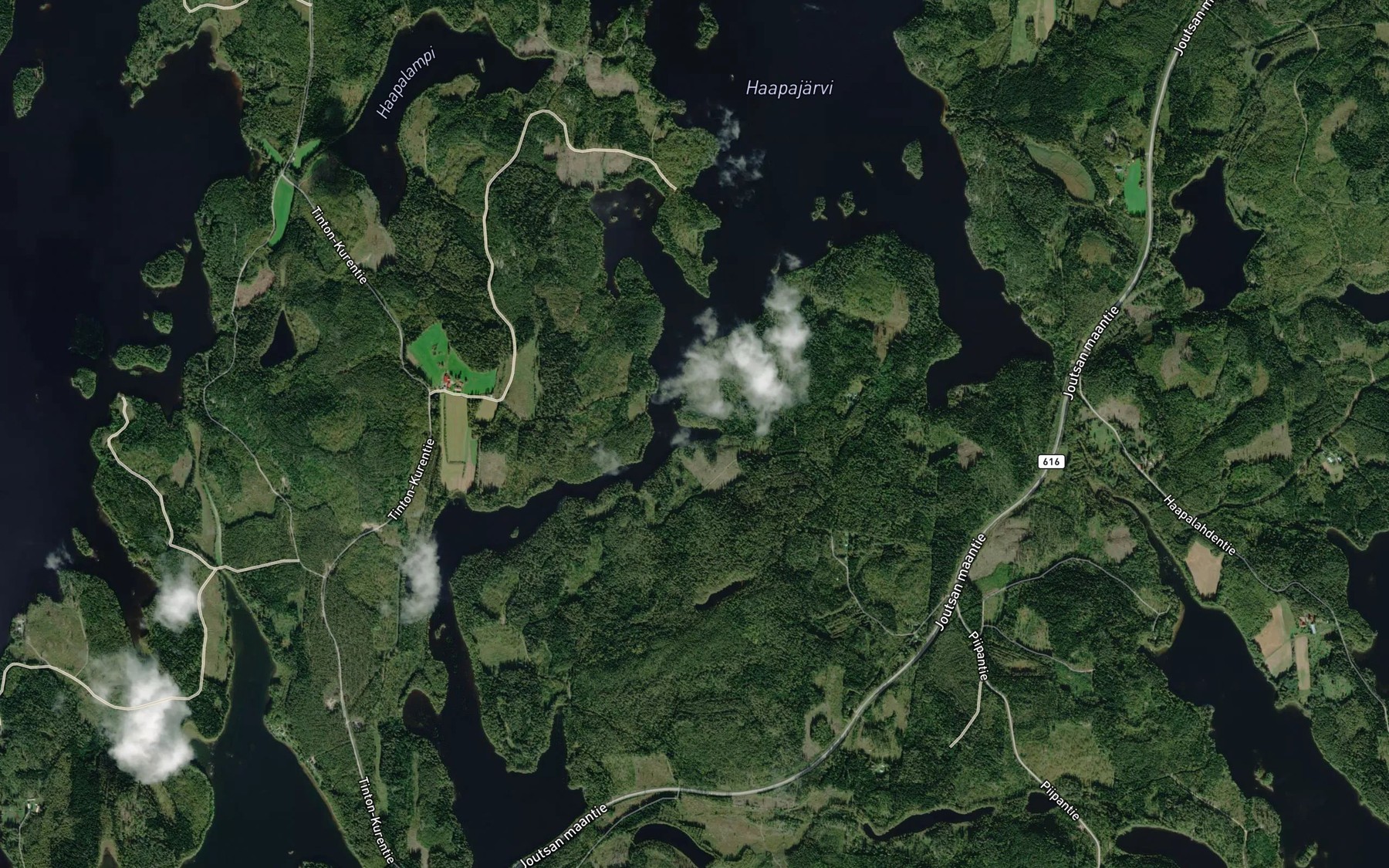 Satellite map of the Mustalahti