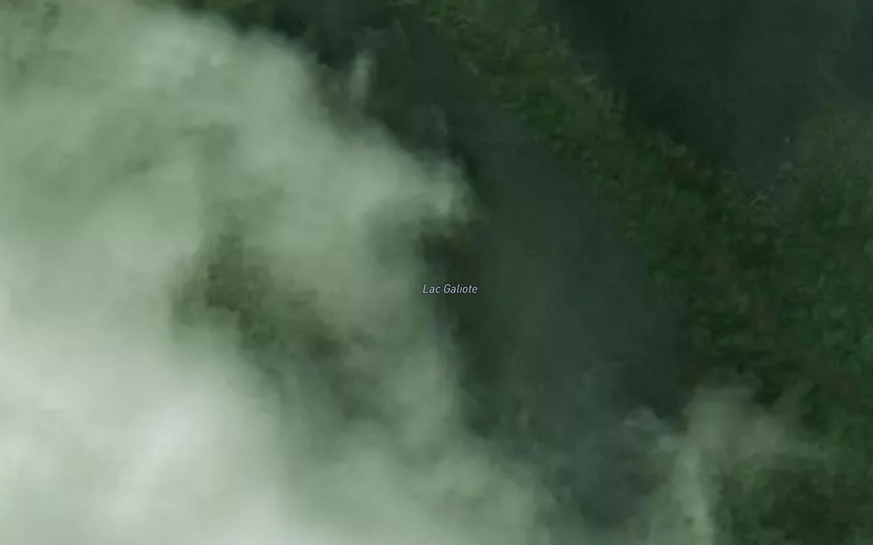 Satellite map of the Lac Galiote