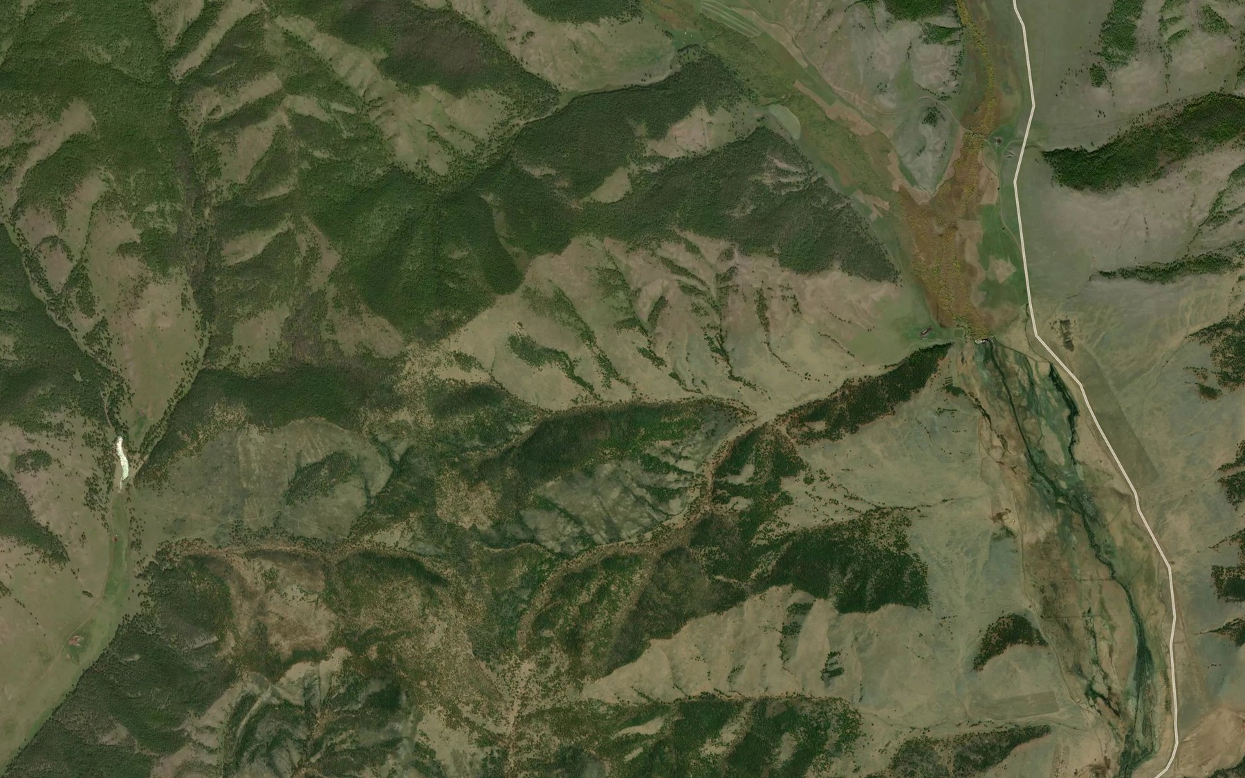 Satellite map of the Pad' Badzhudoba