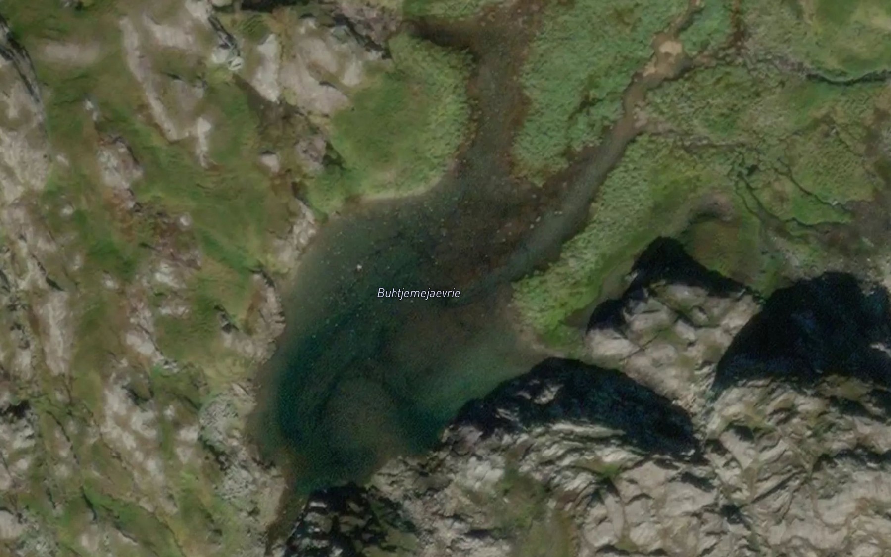 Satellite map of the Buhtjemejaevrie