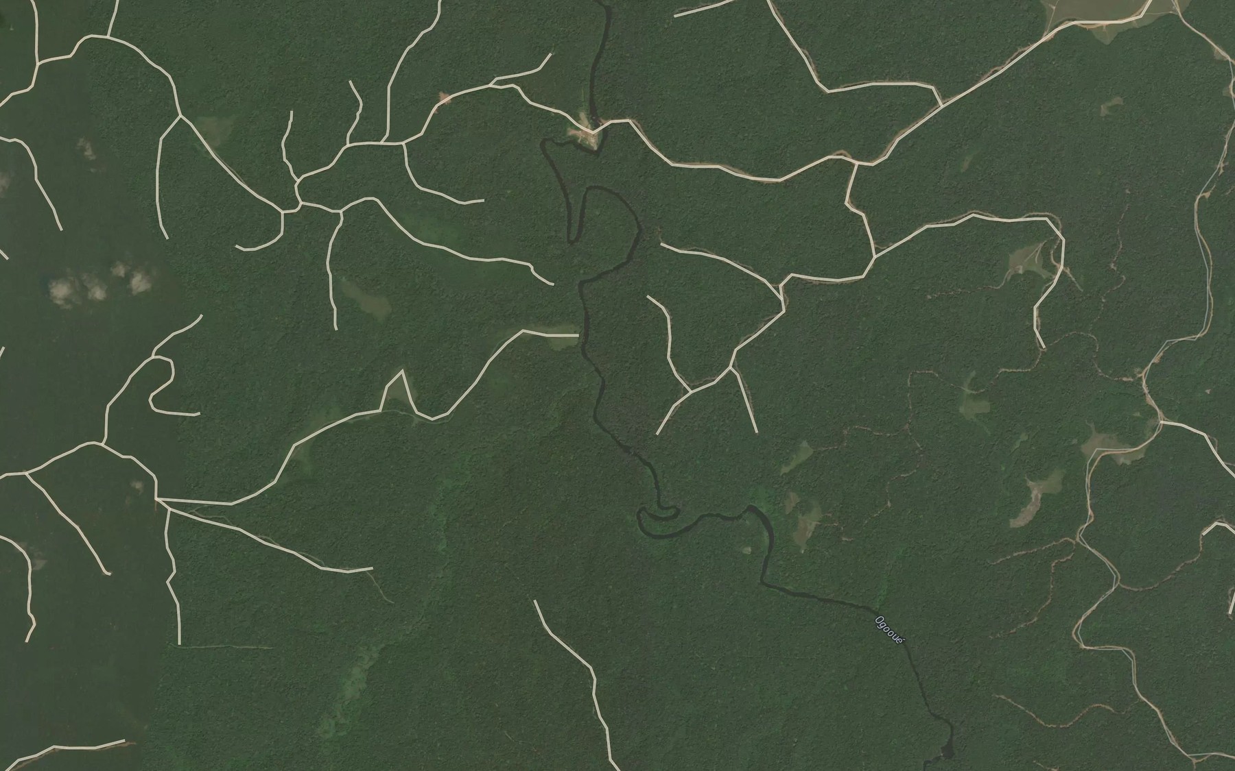 Satellite map of the Lefou
