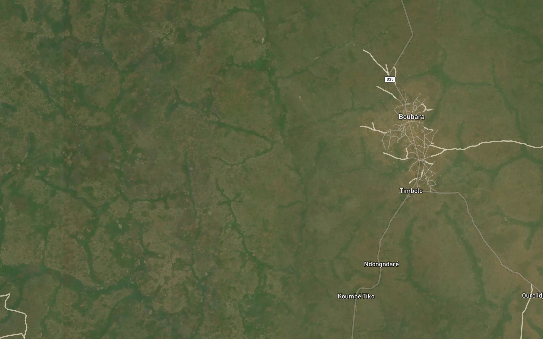 Satellite map of the Likaso