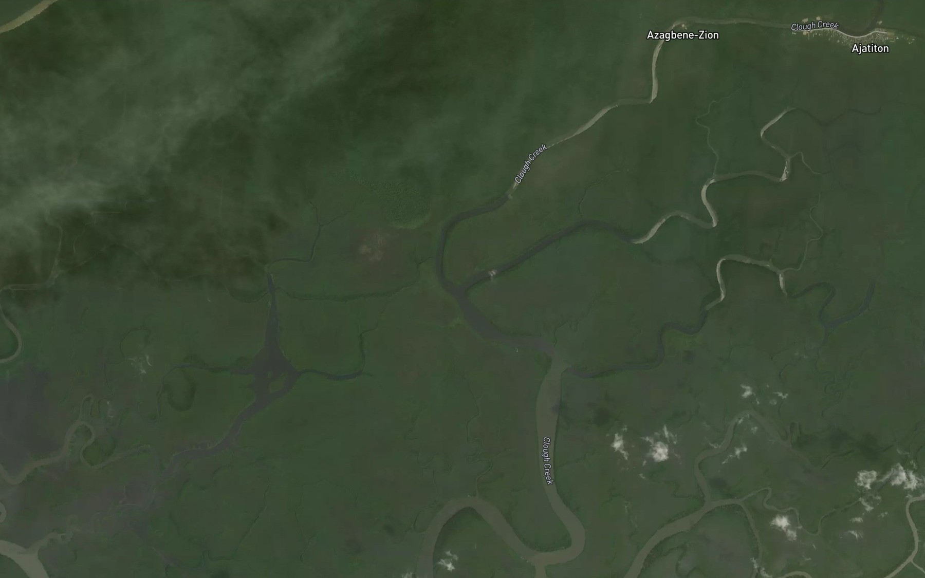 Satellite map of the Owubogbene Creek