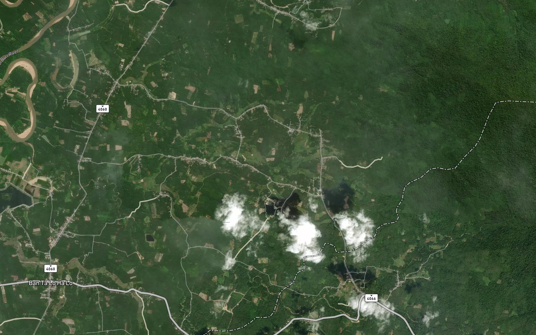 Satellite map of the Khlong Ka Yo Ma Ti