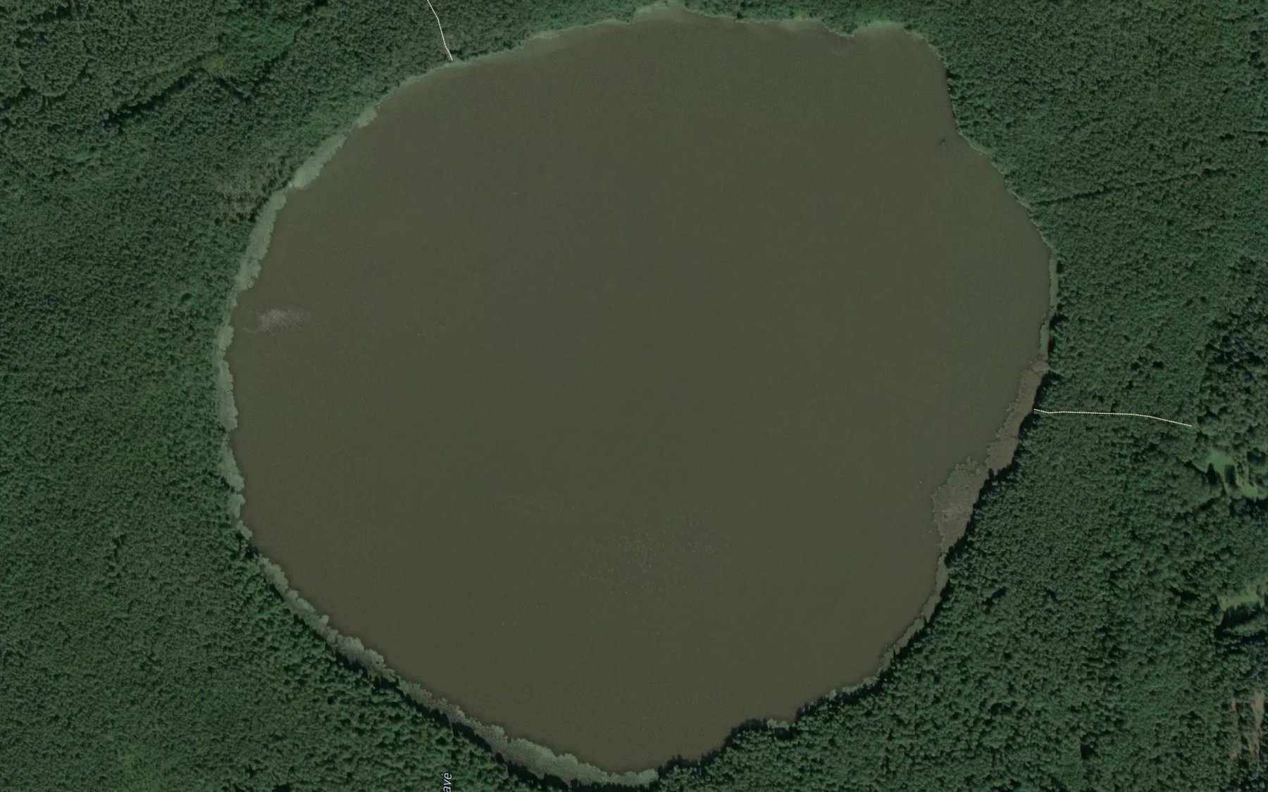 Satellite map of the Ezeras Kernavas