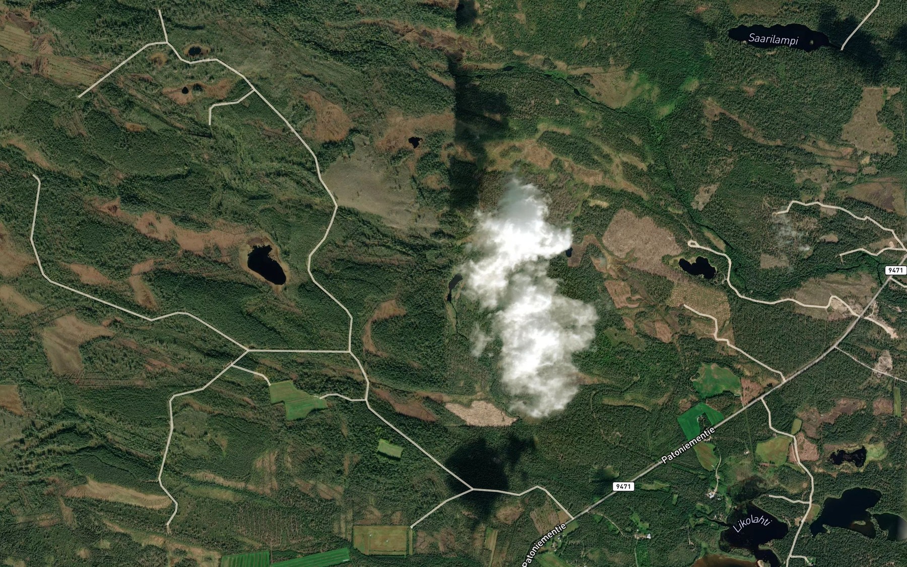 Satellite map of the Tavipaise