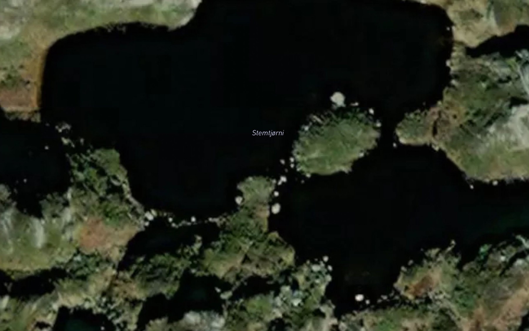 Satellite map of the Stemtjorni