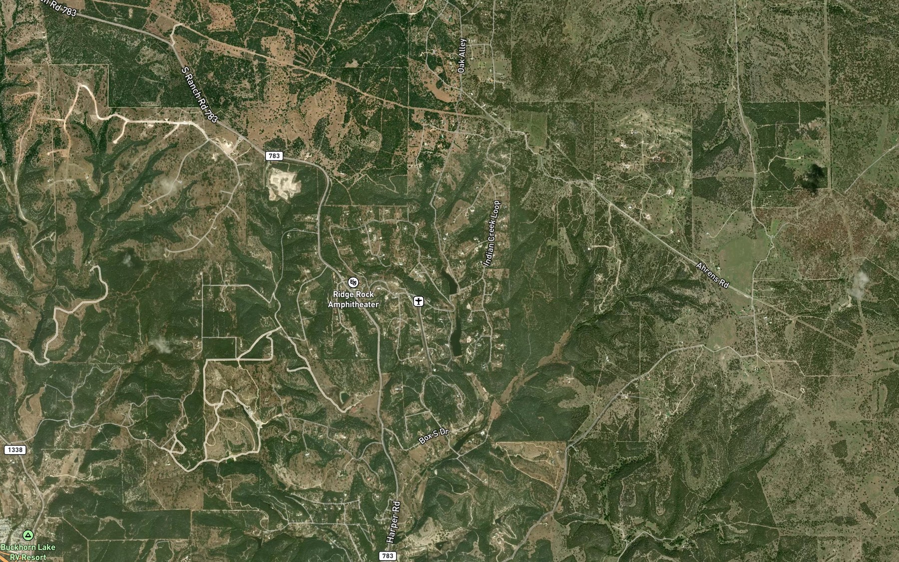 Satellite map of the Tierra Linda Upper Reservoir
