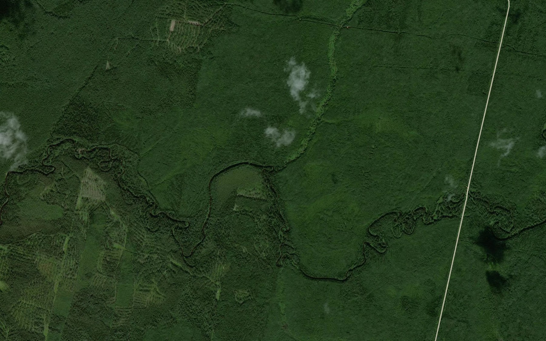 Satellite map of the Sredniy Pashnyak