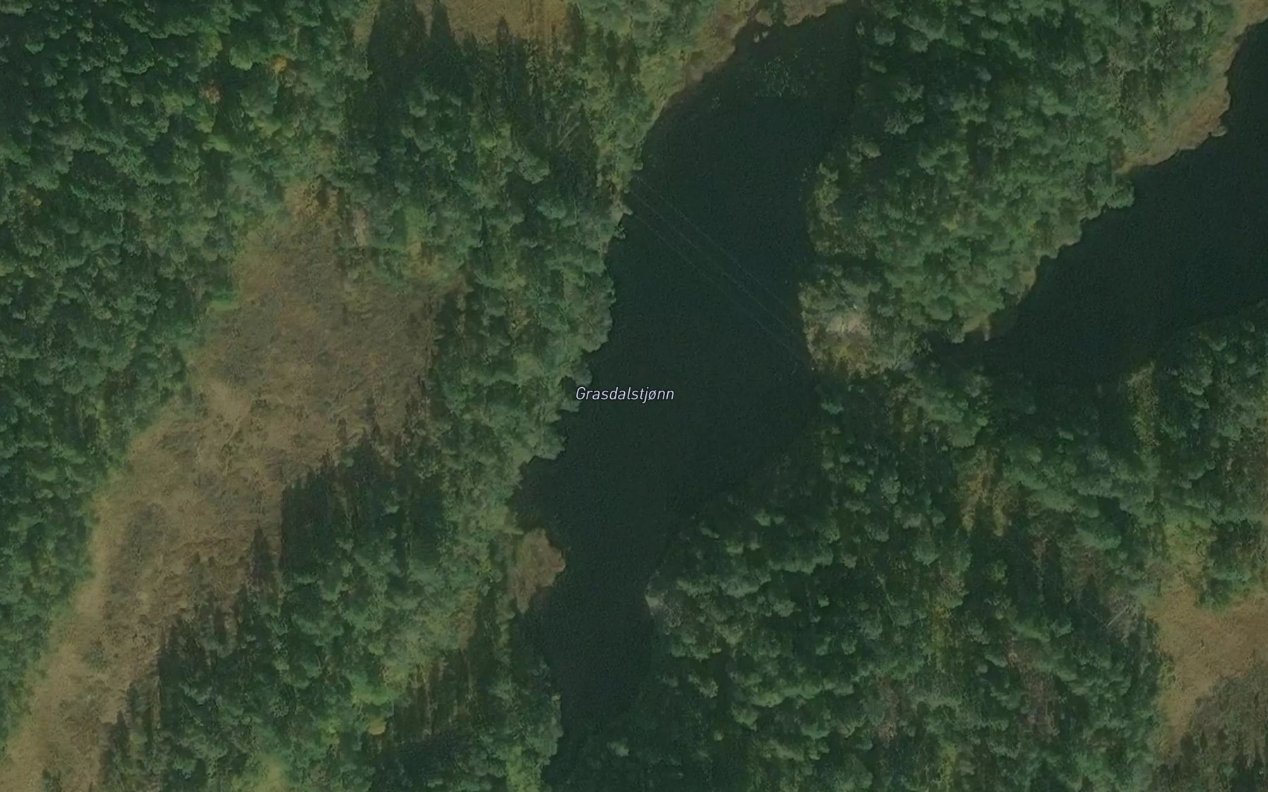 Satellite map of the Grasdalstjonn