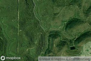 Satellite map of the Walnut Fork