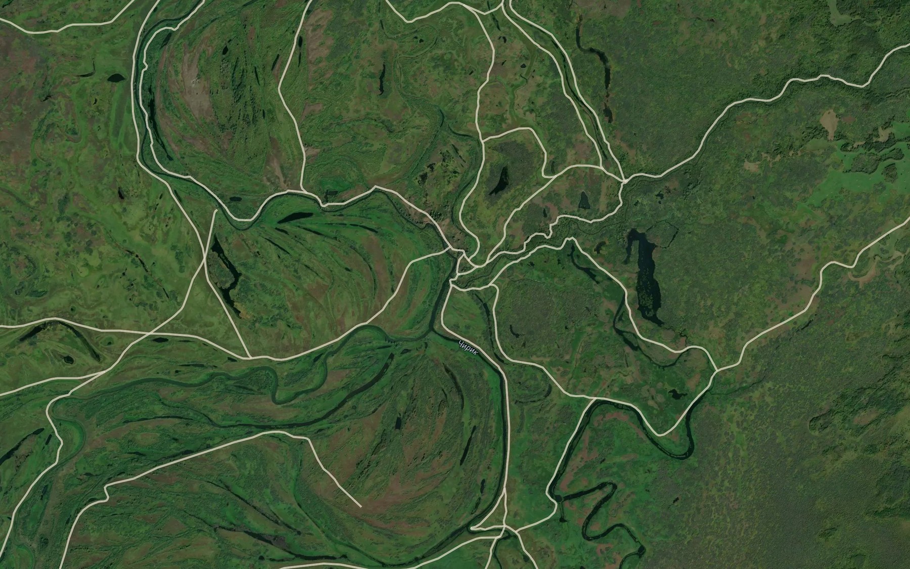 Satellite map of the Petrovka