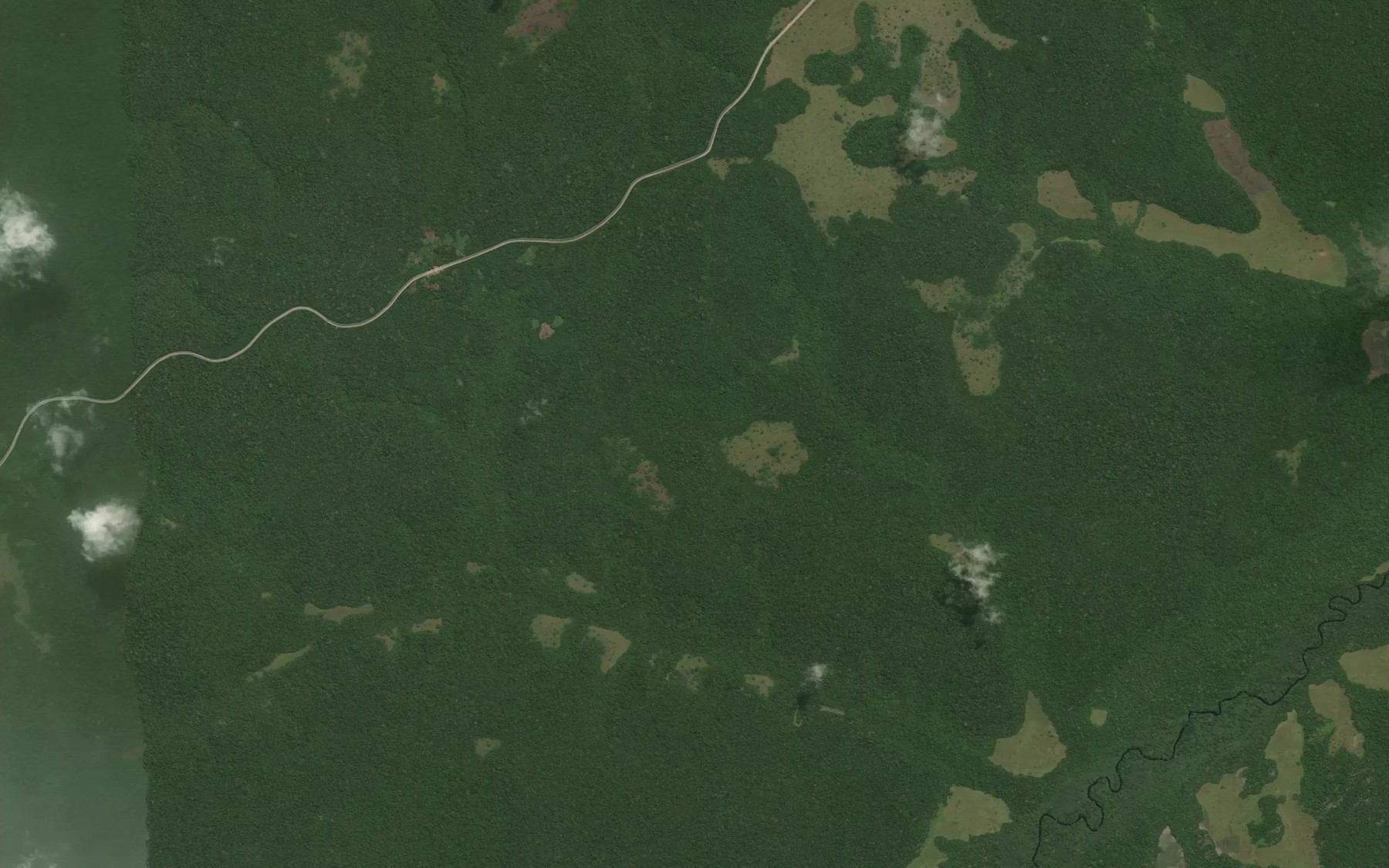 Satellite map of the Anoukola
