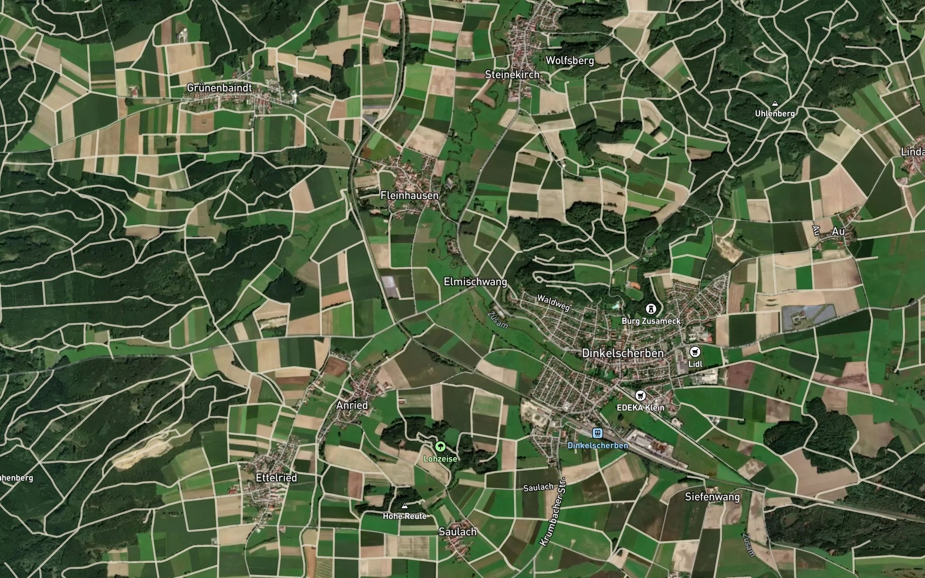 Satellite map of the Reichenbach