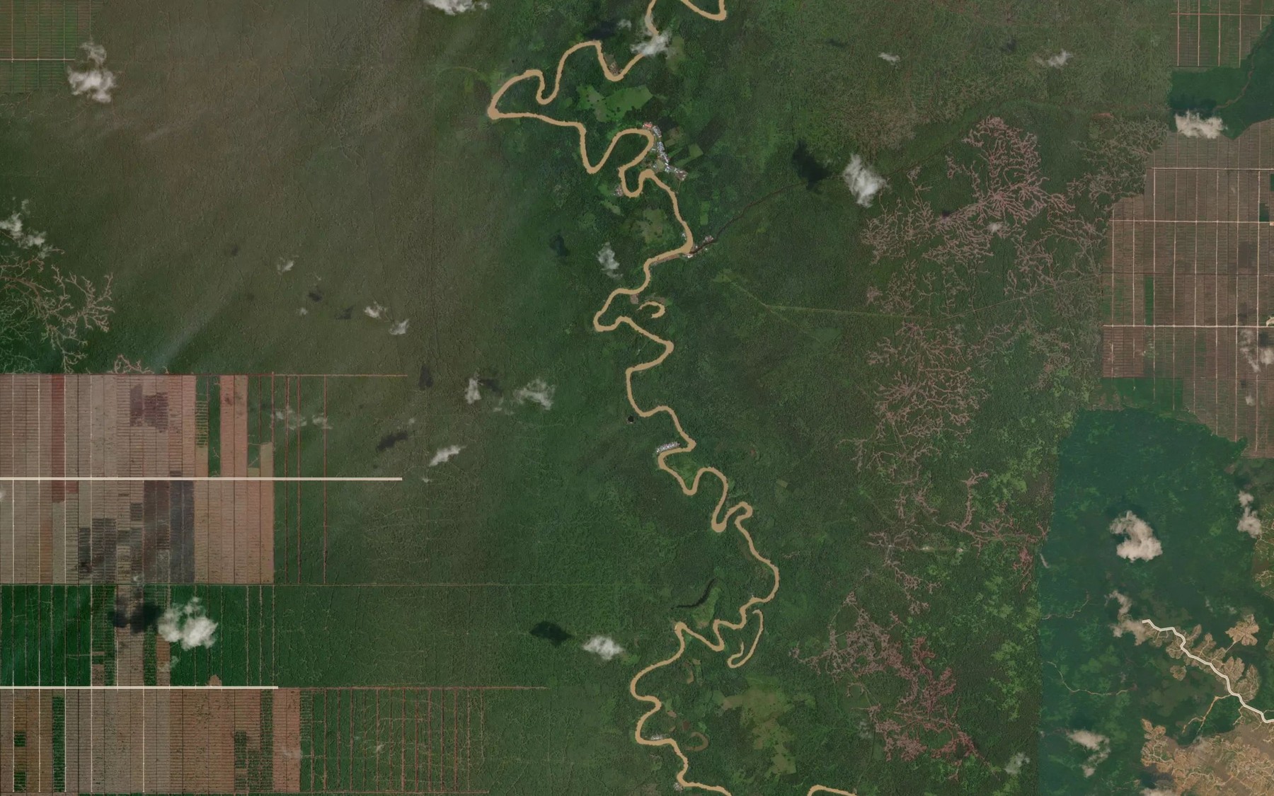 Satellite map of the Tanjong Jelai