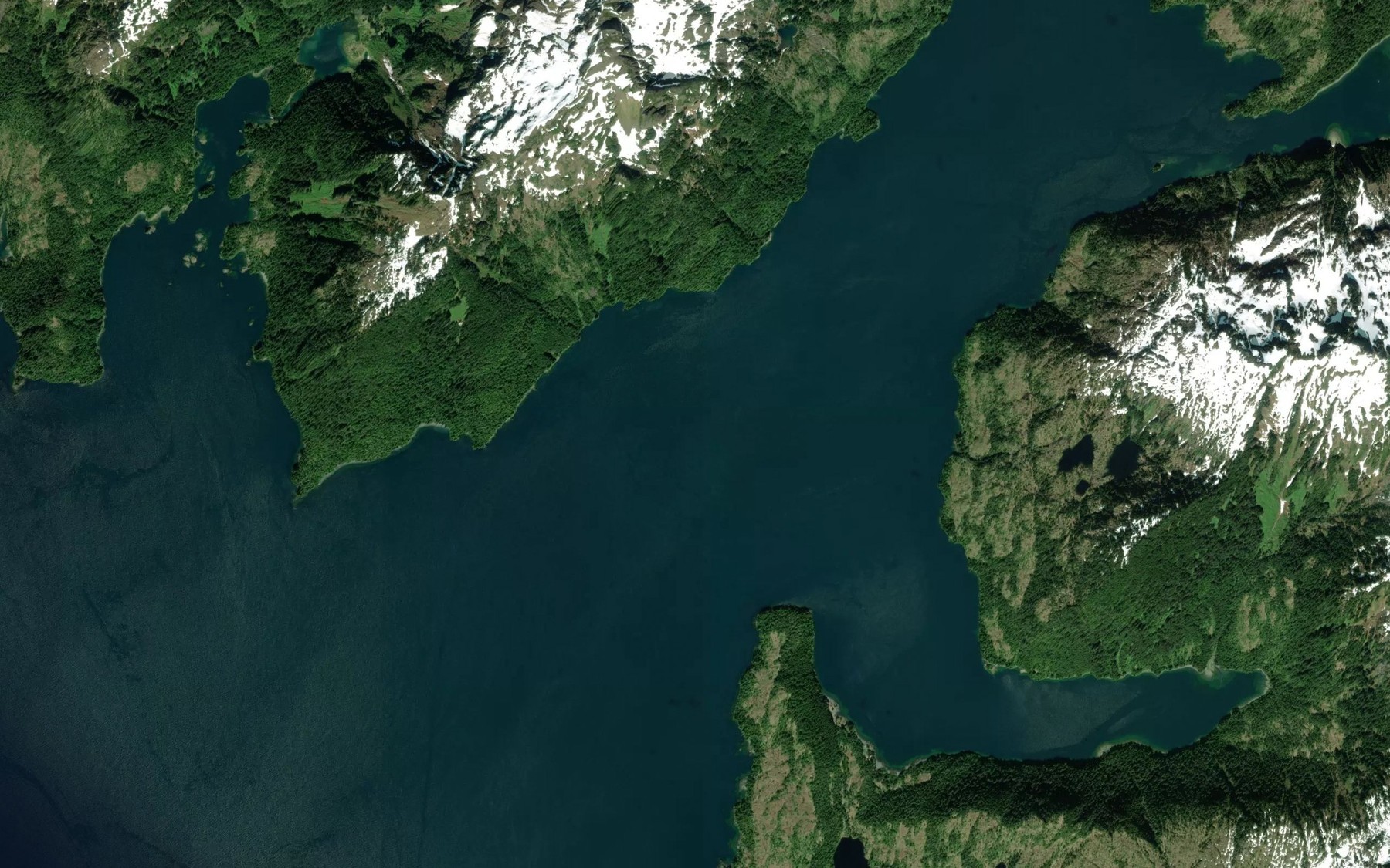 Satellite map of the Mummy Bay