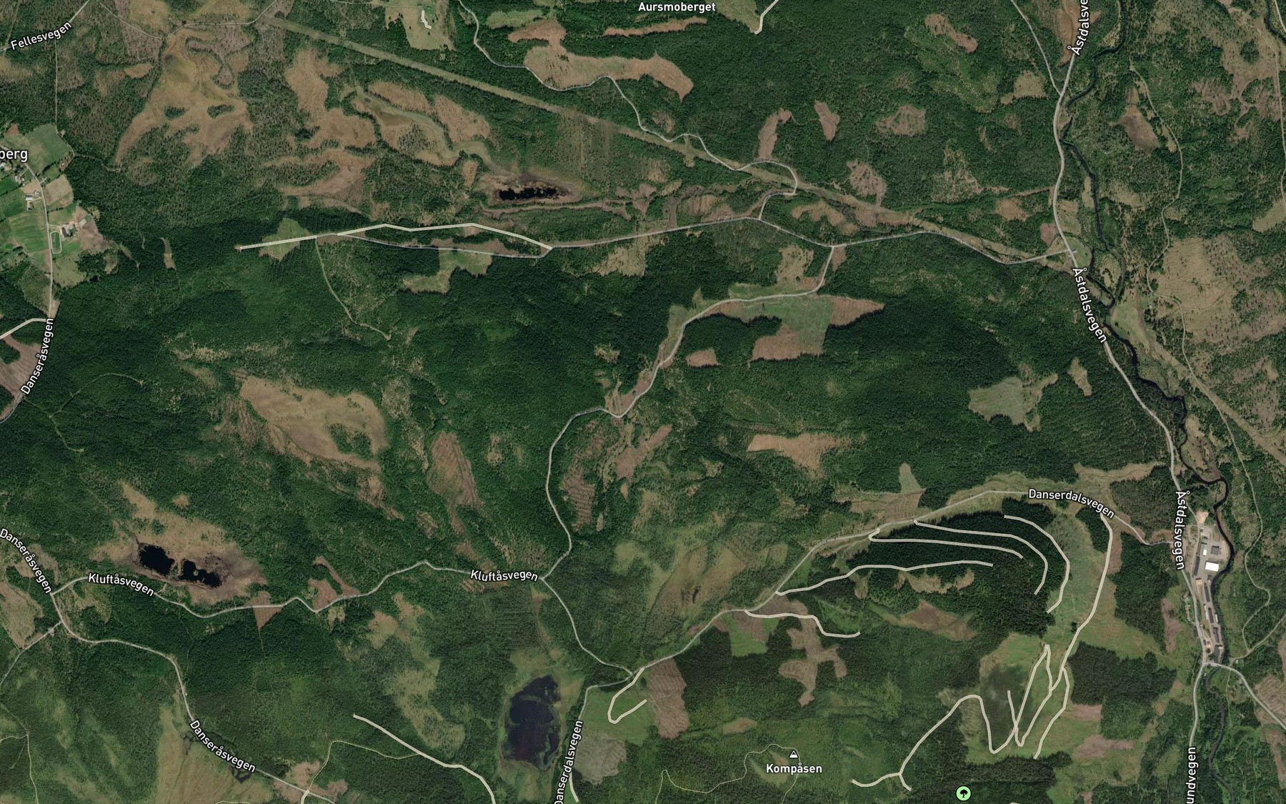 Satellite map of the Ellungstjernsbekken