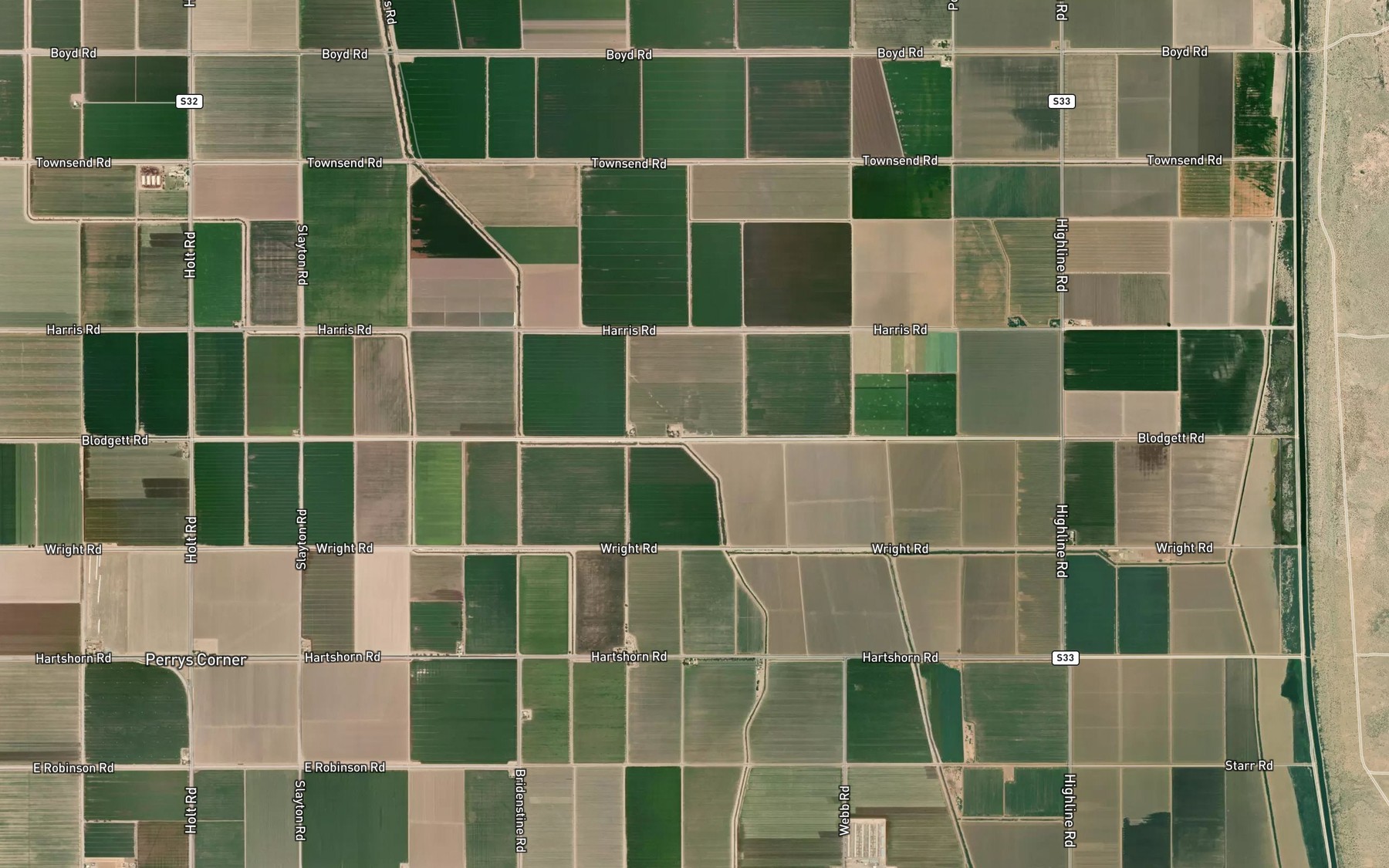 Satellite map of the Pomelo Lateral