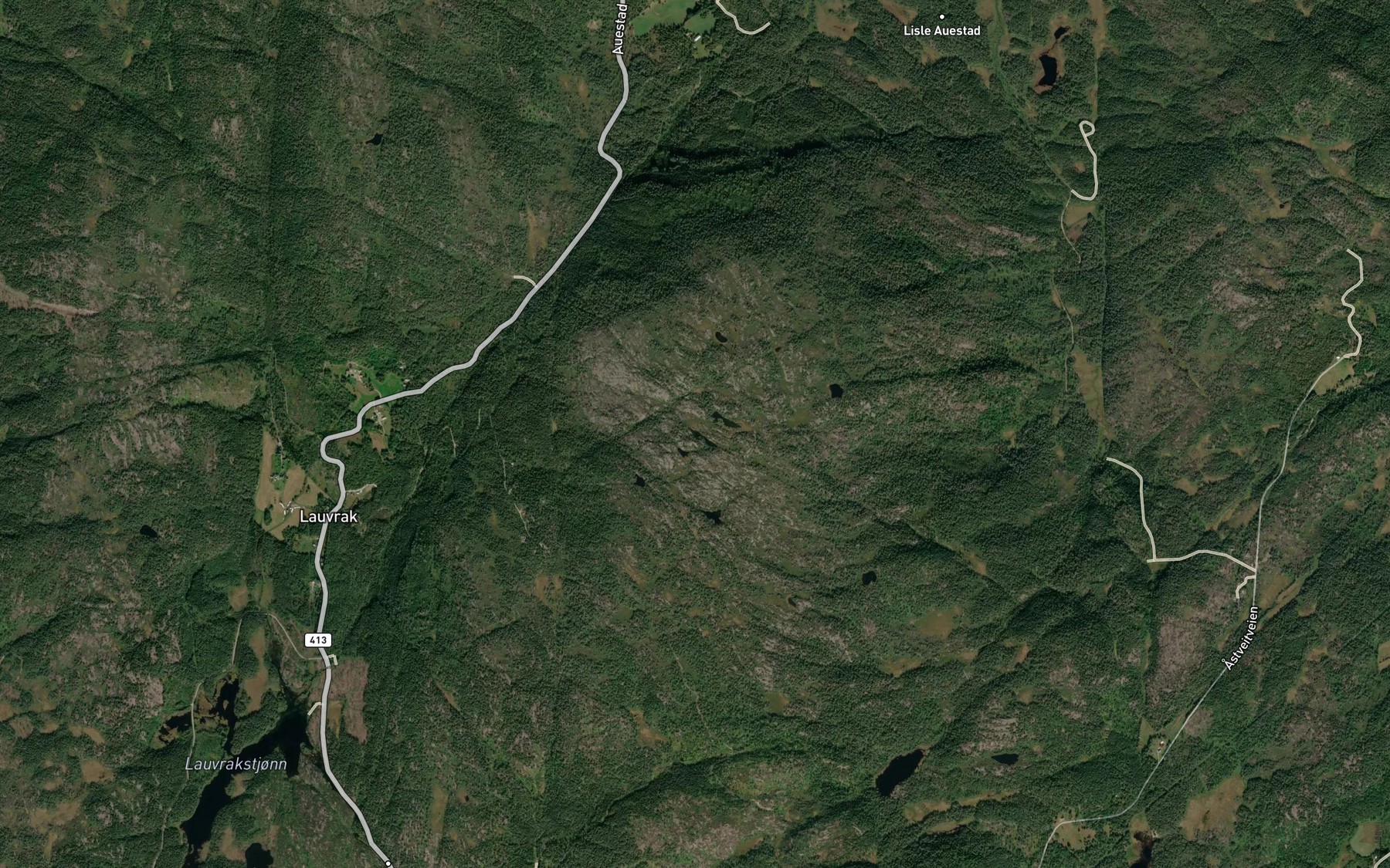 Satellite map of the Grasdalstjonn