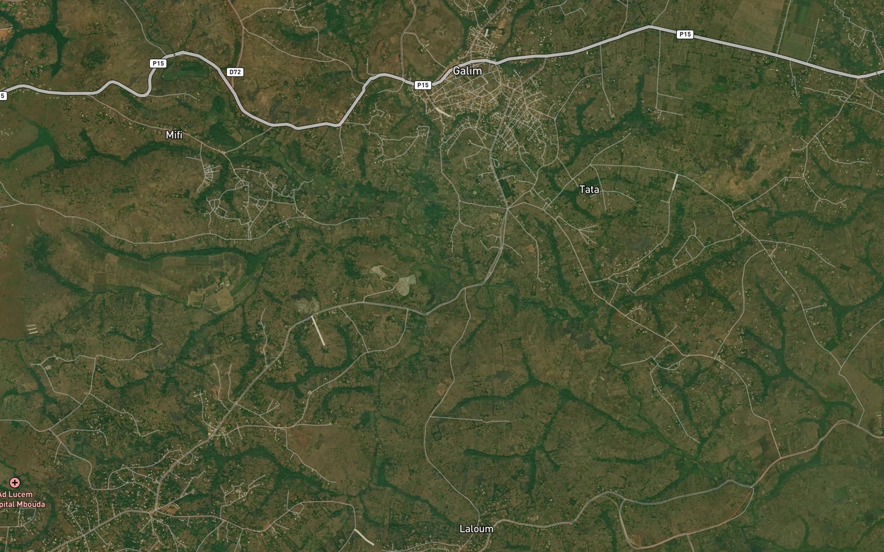 Satellite map of the Fanraka