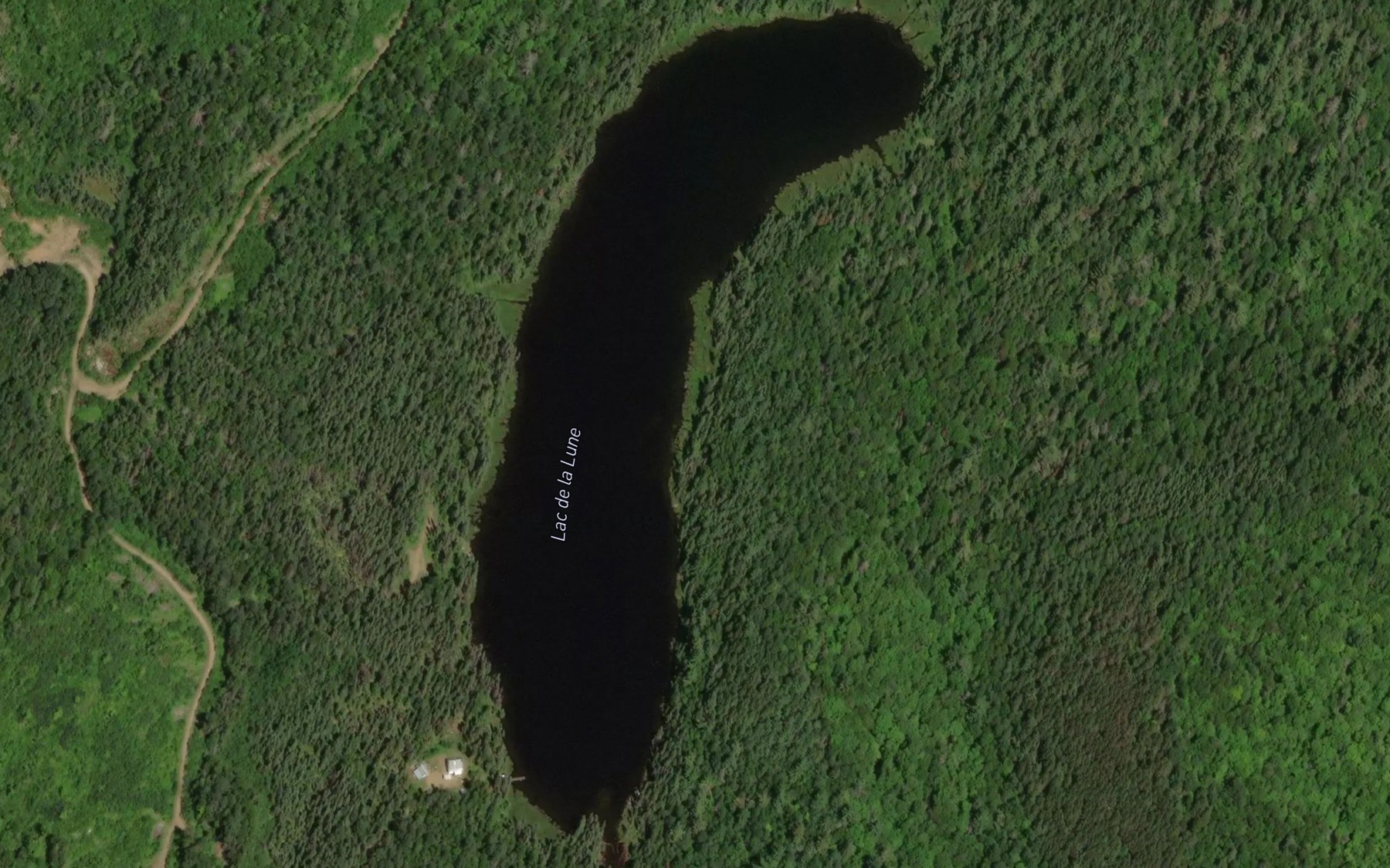 Satellite map of the Lac de la Lune