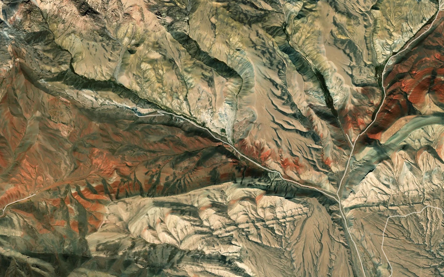 Satellite map of the Chevirtke