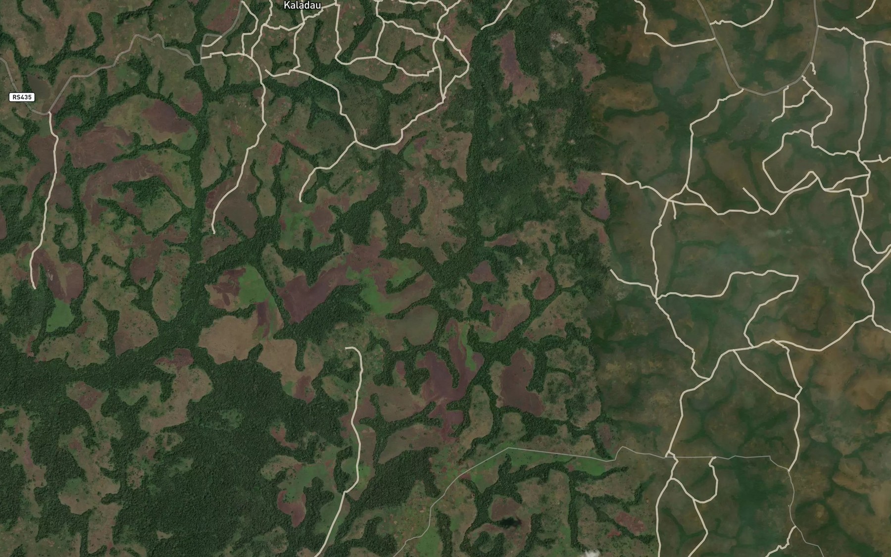 Satellite map of the Awa