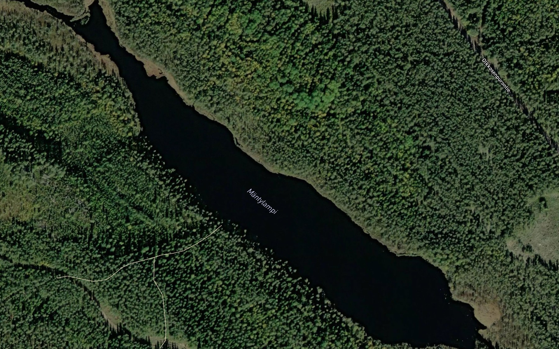 Satellite map of the Mantylampi