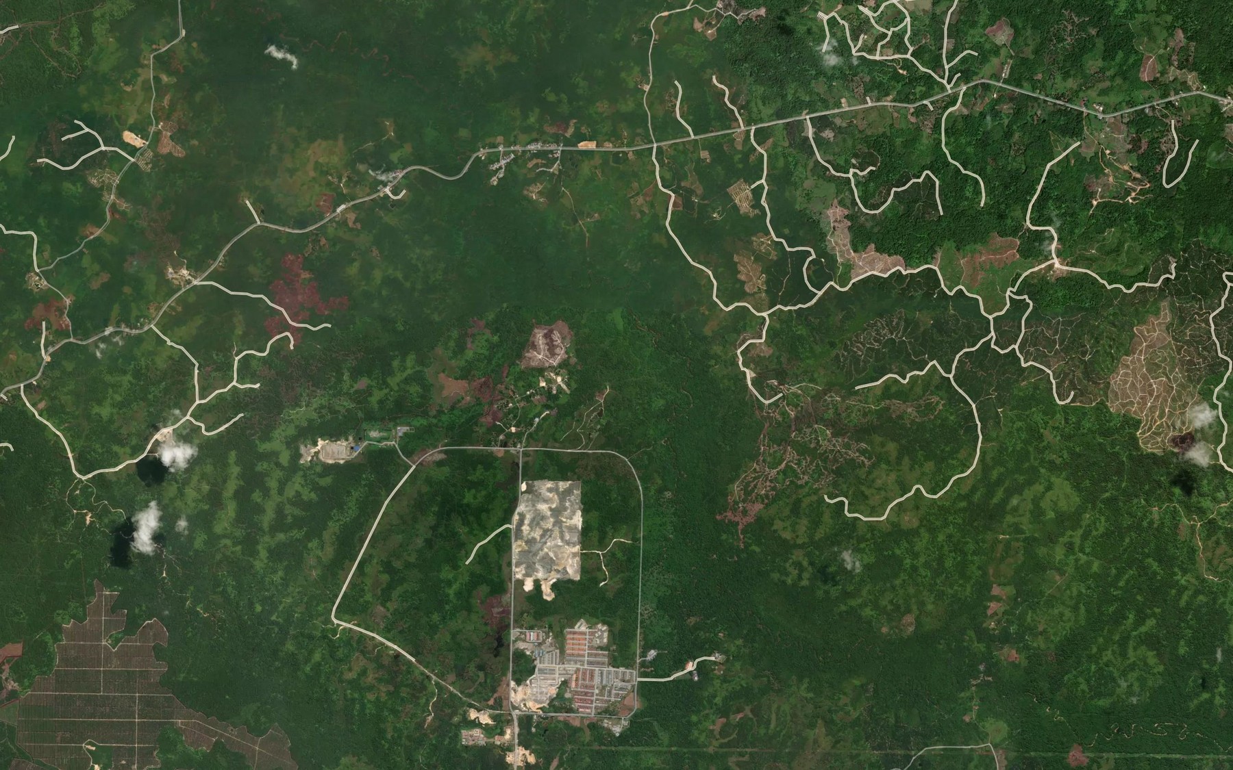 Satellite map of the Sungai Belanda