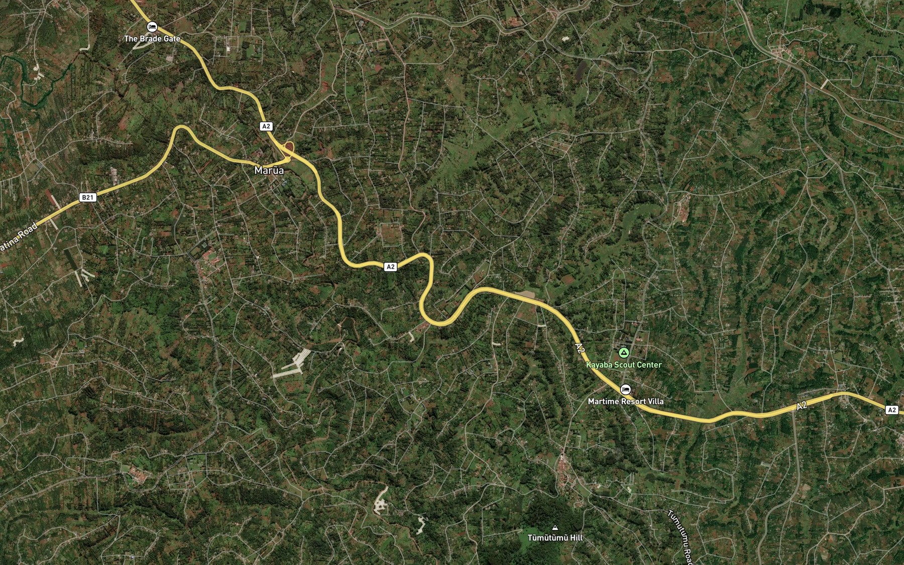 Satellite map of the Rathithi